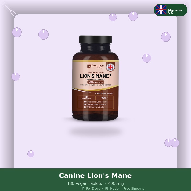 Canine Lion's Mane — 180 Tablets