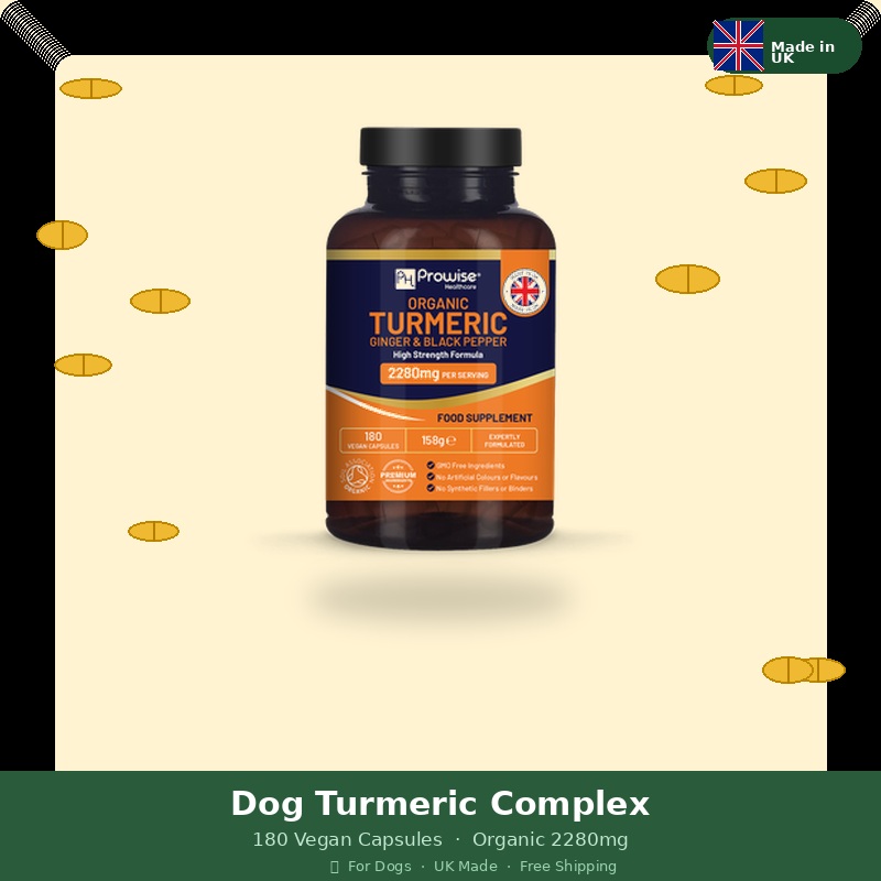 Dog Turmeric Complex — 180 Capsules
